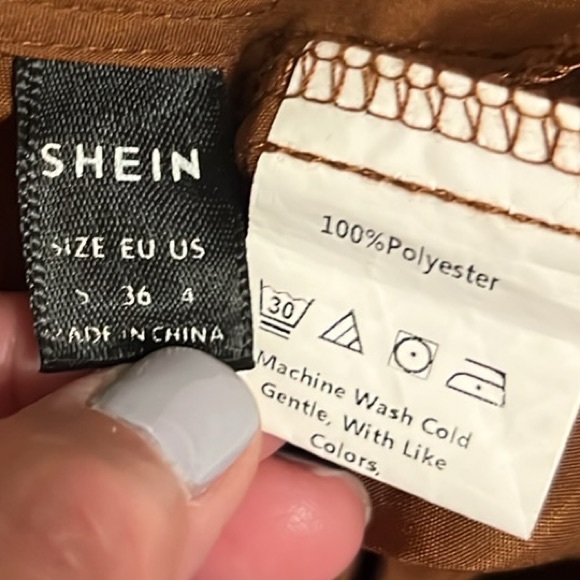 Sold on mercari. SHEIN Tiered Ruffled Midi Dress in Brown, Size Small, EUC - Picture 16 of 17